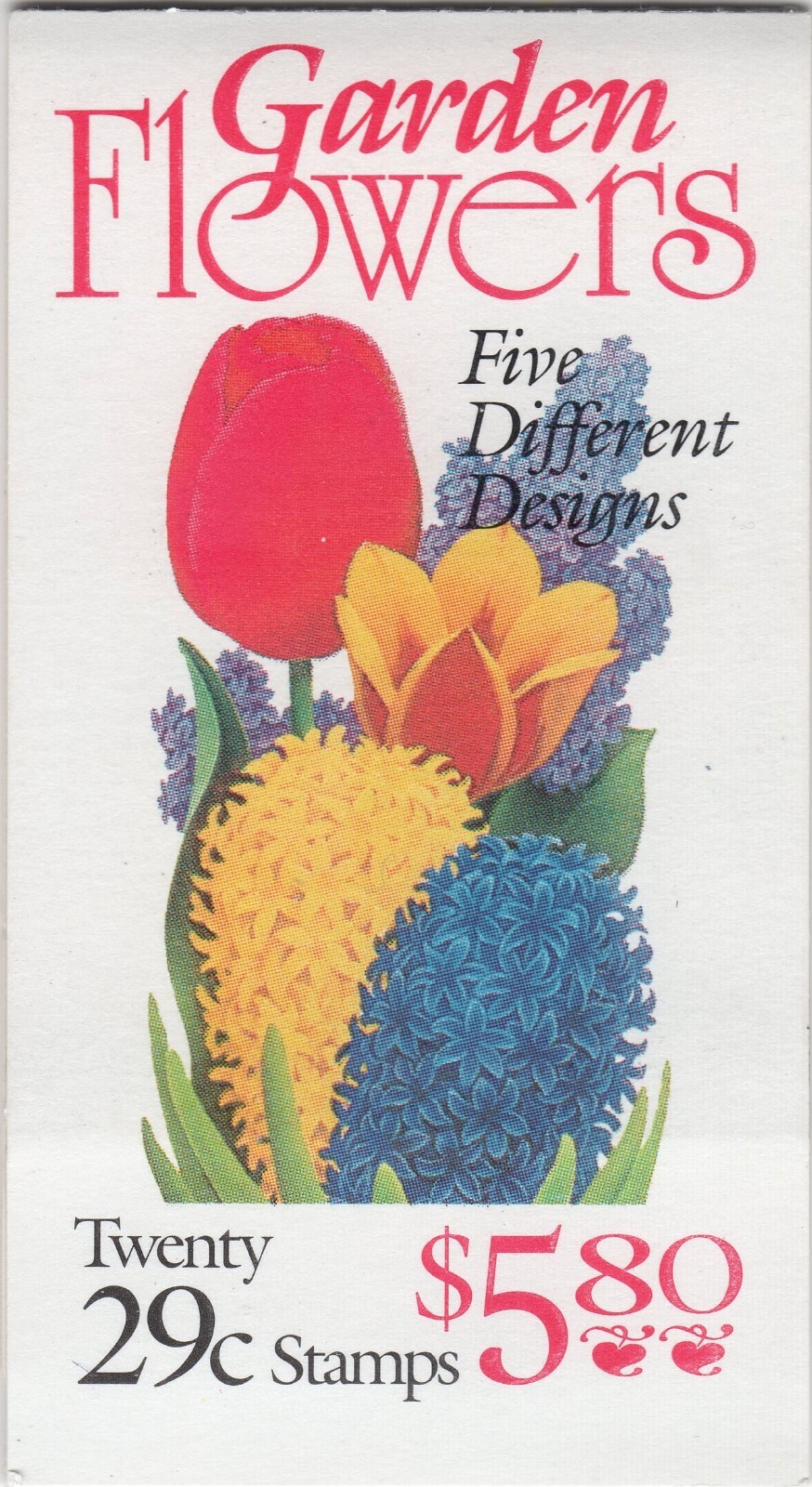 Scott #BK208 (2764a) - Garden Flowers Booklet of 20 Stamps - MNH