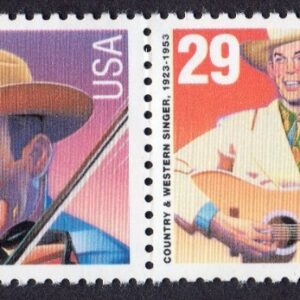 Scott #2774a (2771-74) Country & Western (Strip) Block of 4 Stamps - MNH
