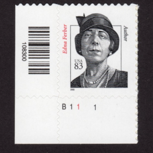 Scott #3433 Edna Ferber Plate # Single Stamp - MNH LL