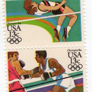 Scott #2051a Summer Olympics (Boxing, Track & Field) Pair of Stamps - MNH