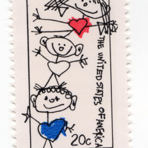 Scott #2104 Family Unity (Stick Figures) Single Stamp - MNH