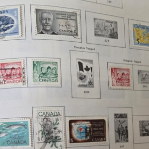 Stamp Canada 1967-68 #473-474,476,476b,477,478-481,484,487-490,492, 495 used
