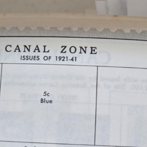 Stamp Canal Zone 1921 #61, 68 & 69 MH