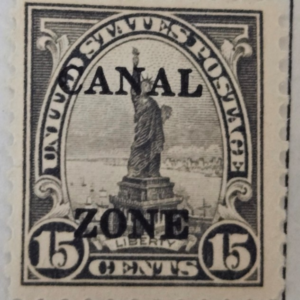Stamp Canal Zone 1924 #78 MH