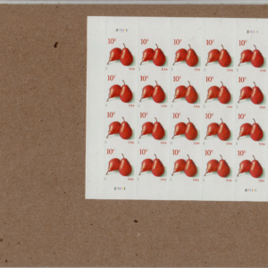Scott #5178 Red Pears Full Sheet of 20 Stamps - Sealed
