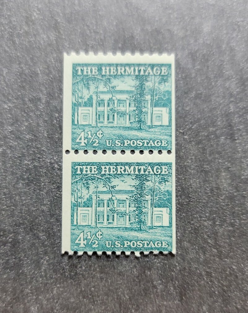 Scott #1059 The Hermitage Coil Pair of Stamps - MNH #5