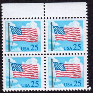 Scott #2278 Flag in Blue Sky Block of 4 Stamps - MNH