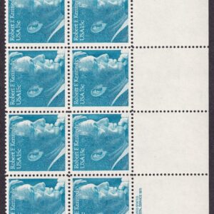 Scott #1770 Robert Kennedy Plate Block of 16 Stamps - MNH PC#7