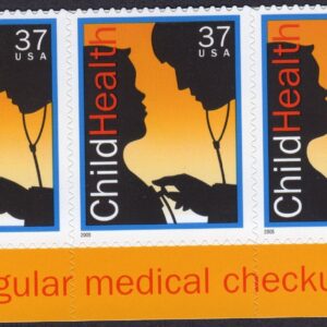 Scott #3938 Child Health "Regular medical checkups" Strip of 3 Stamps - MNH