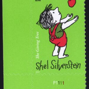 Scott #5683 Shel Silverstein (Giving Tree) Plate # Single Forever Stamp - MNH
