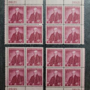 Scott #1121 Noah Webster Matched Set (4) Plate Blocks Of 4 Stamps - MNH P#26121