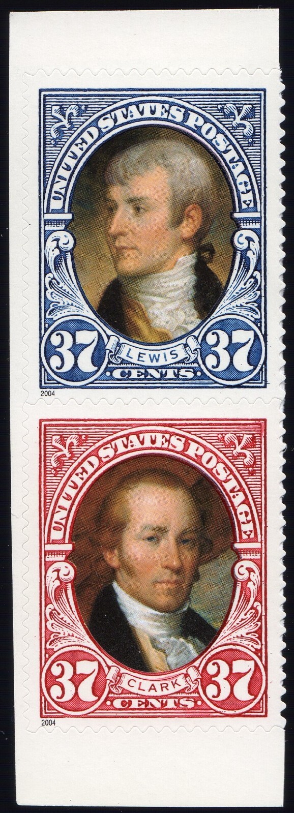 Scott #3856 Lewis & Clark Vertical Strip (Pair) of Stamps - MNH