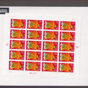 Scott #3272 Chinese New Year (Lunar, Hare) Full Sheet of 20 Stamps - Sealed