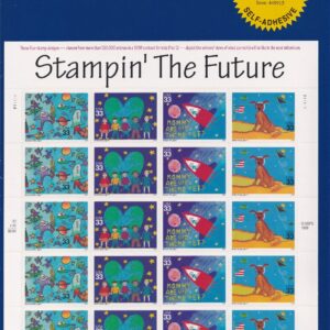 Scott #3417a (3414-3417) Stampin' The Future Sheet Of 20 Stamps - Sealed