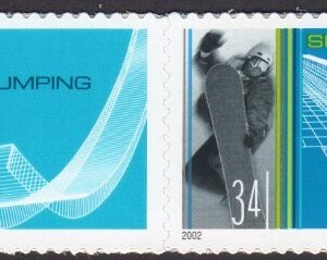 Scott #3555a Winter Sports (Ice Hockey) Strip (Block) of 4 Stamps - MNH