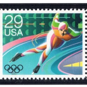 Scott #2615a (2611-15) Winter Olympics Horizontal Strip of 5 Stamps - MNH