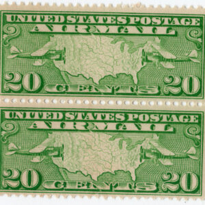 Scott #c9 Map and Mail Planes Pair of Stamps - MNH #2
