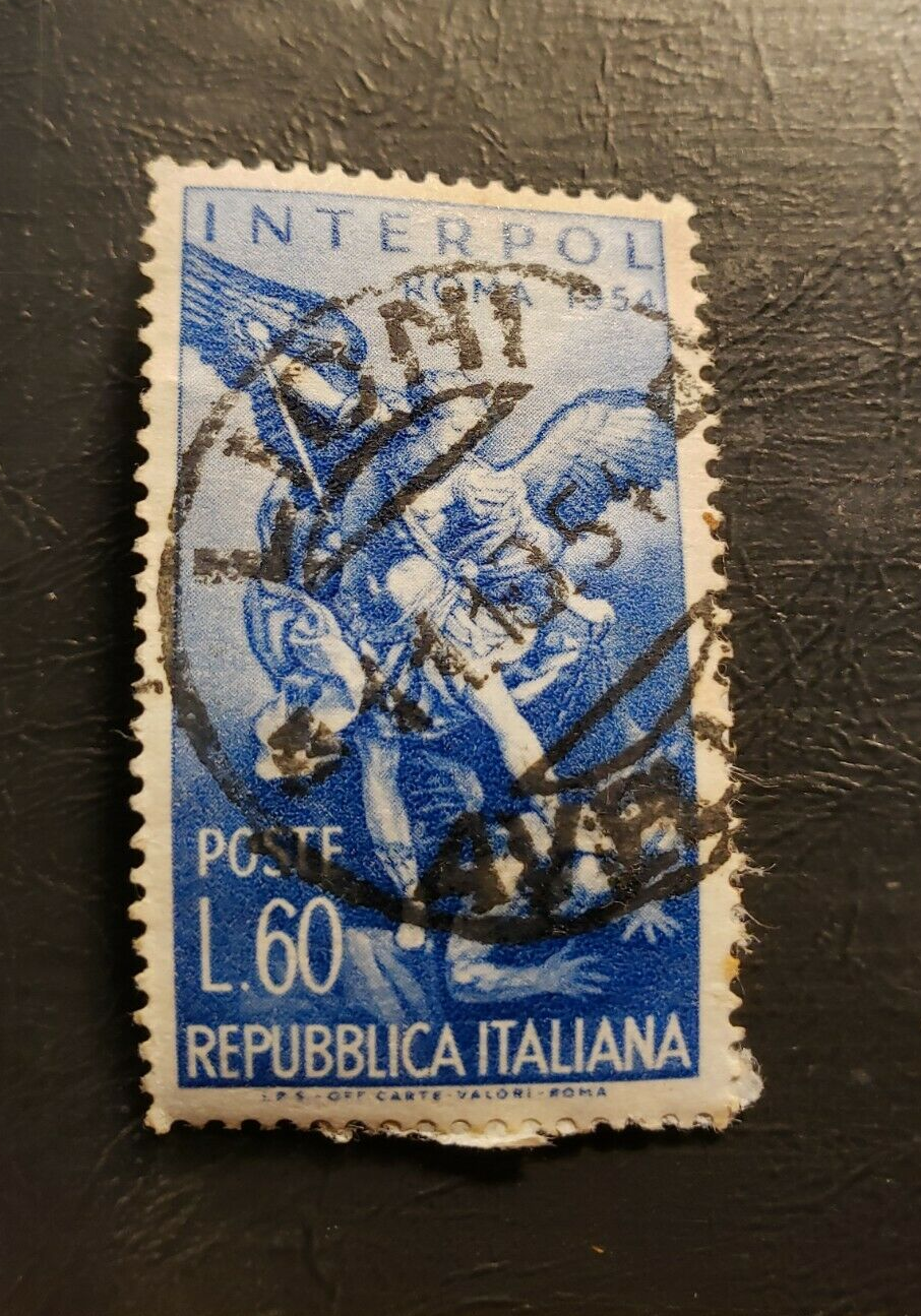 Stamp Europe Italy 1954 60 Lire used