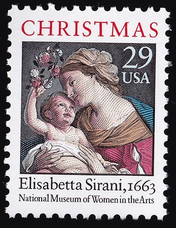 Scott #2871 Madonna & Child (Sirani) Single Stamp - MNH