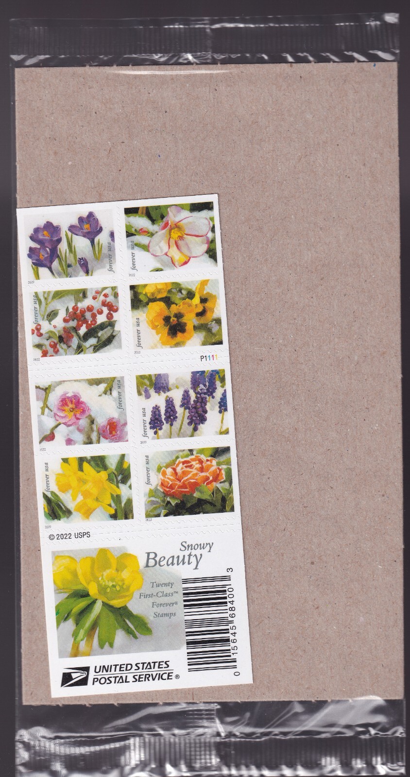 Scott #5745a (5736-45) Snowy Beauty Booklet of 20 Forever Stamps - Sealed