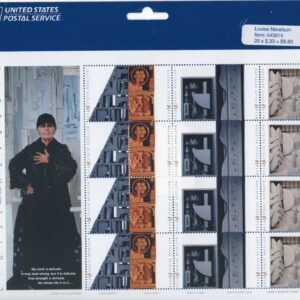 Scott #3383a (3379-3383) Louise Nevelson Sheet of 20 Stamps - Sealed