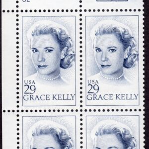 Scott #2749 Grace Kelly Plate Block of 4 Stamps - MNH P#S2
