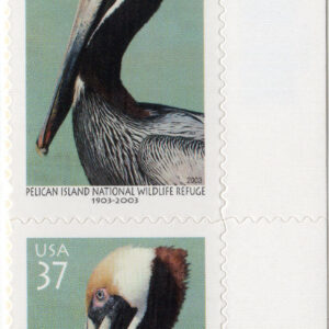 Scott #3774 Pelican Island UR Plate Block of 2 Stamps - MNH #3