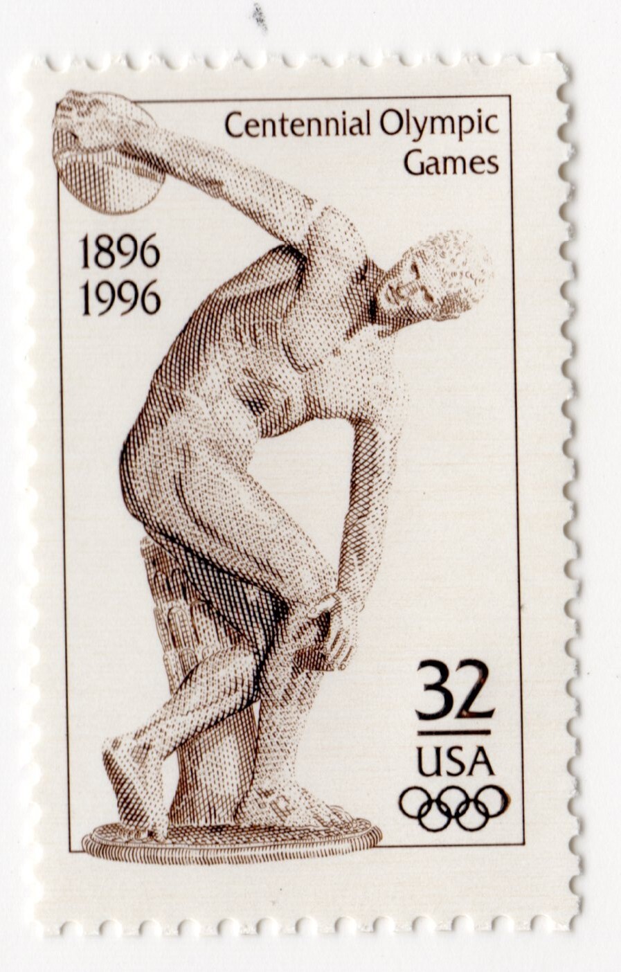 Scott #3087 32¢ Greece - OLYMPIC DISCUS THROWER - Single Stamp - MNH