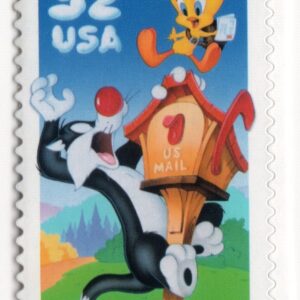 Scott #3204a Sylvester & Tweety Single Stamp - MNH