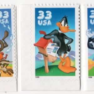 Scott #3137-3204-3306-3391-3534 Bugs Bunny to Porky Pig (5) Single Stamps - MNH