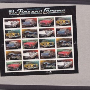 Scott #4357a (4353-57) Fins and Chrome Sheet of 20 Stamps - Sealed