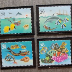 Scott #2863-2866 Wonders Of The Sea Set of 4 Stamps - MNH in mounts