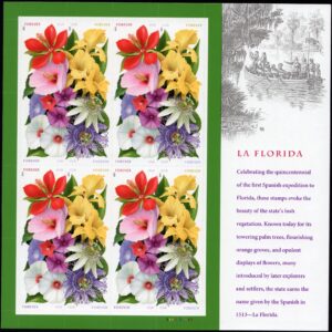 Scott #4753a La Florida (Ponce de Leon) Sheet of 16 Forever Stamps - MNH