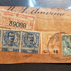 Stamps Europe Italy 5 used stamps, 1901, 3 KING VICTOR EMMANUEL III