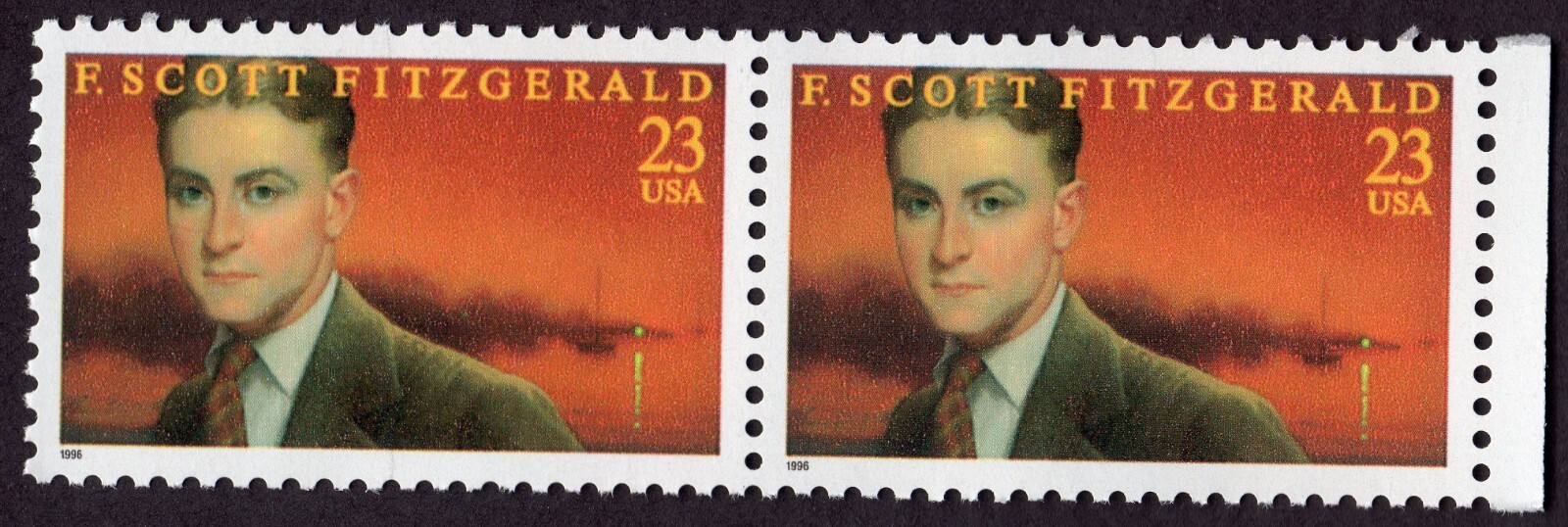 Scott #3104 F. Scott Fitzgerald Pair of Stamps - MNH