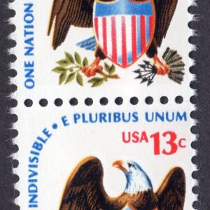 Scott #1596 Eagle & Shield Vertical Pair of Stamps - MNH