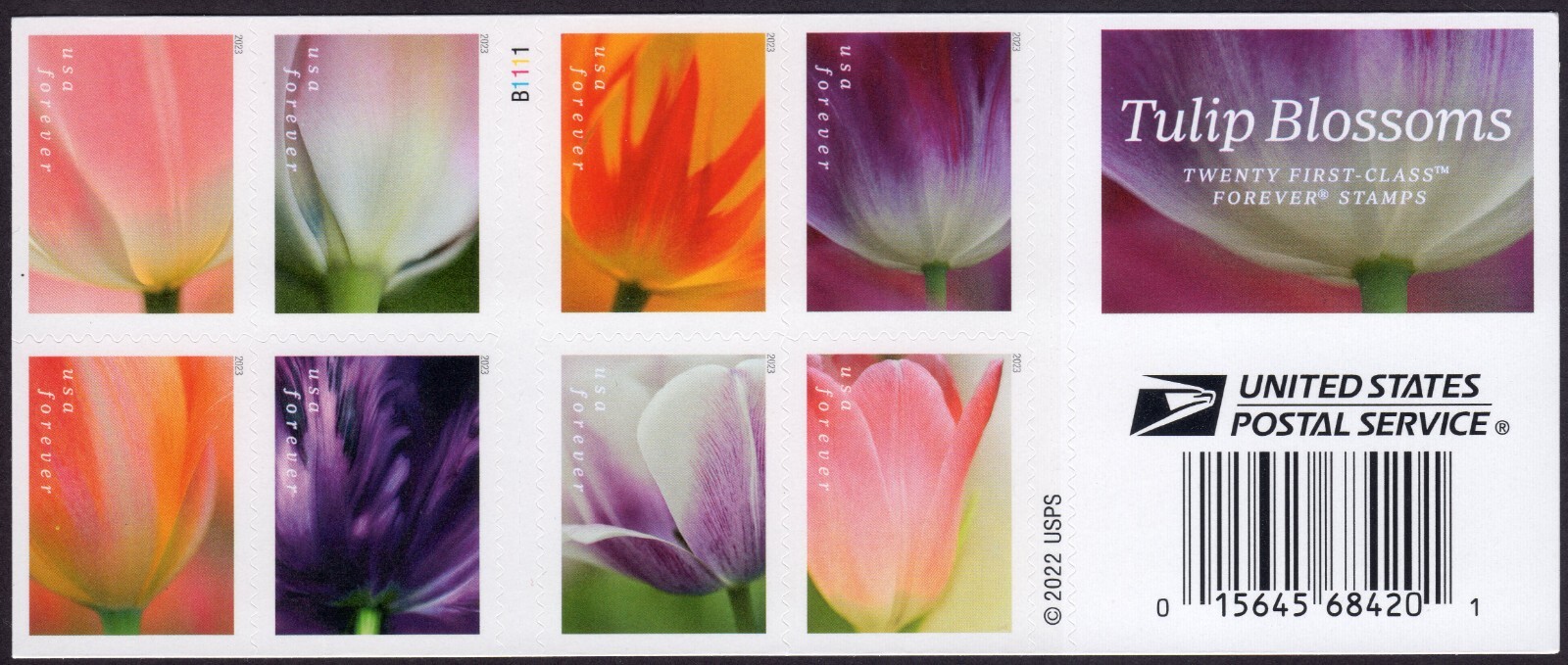 Scott #5786a Tulips Booklet of 20 Forever Stamps - MNH Genuine