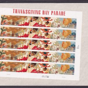 Scott #4420a (4417-20) Thanksgiving Parade Sheet of 20 Stamps - Sealed