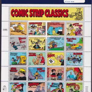 Scott #3000 Comic Strip Classics Sheet of 20 Stamps - Sealed