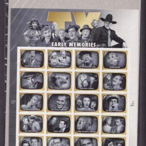 Scott #4414 Early TV Memories Sheet of 20 Stamps - Sealed