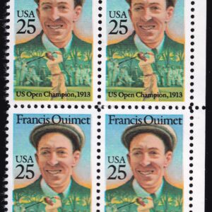 Scott #2377 Francis Ouimet Block of 4 Stamps - MNH