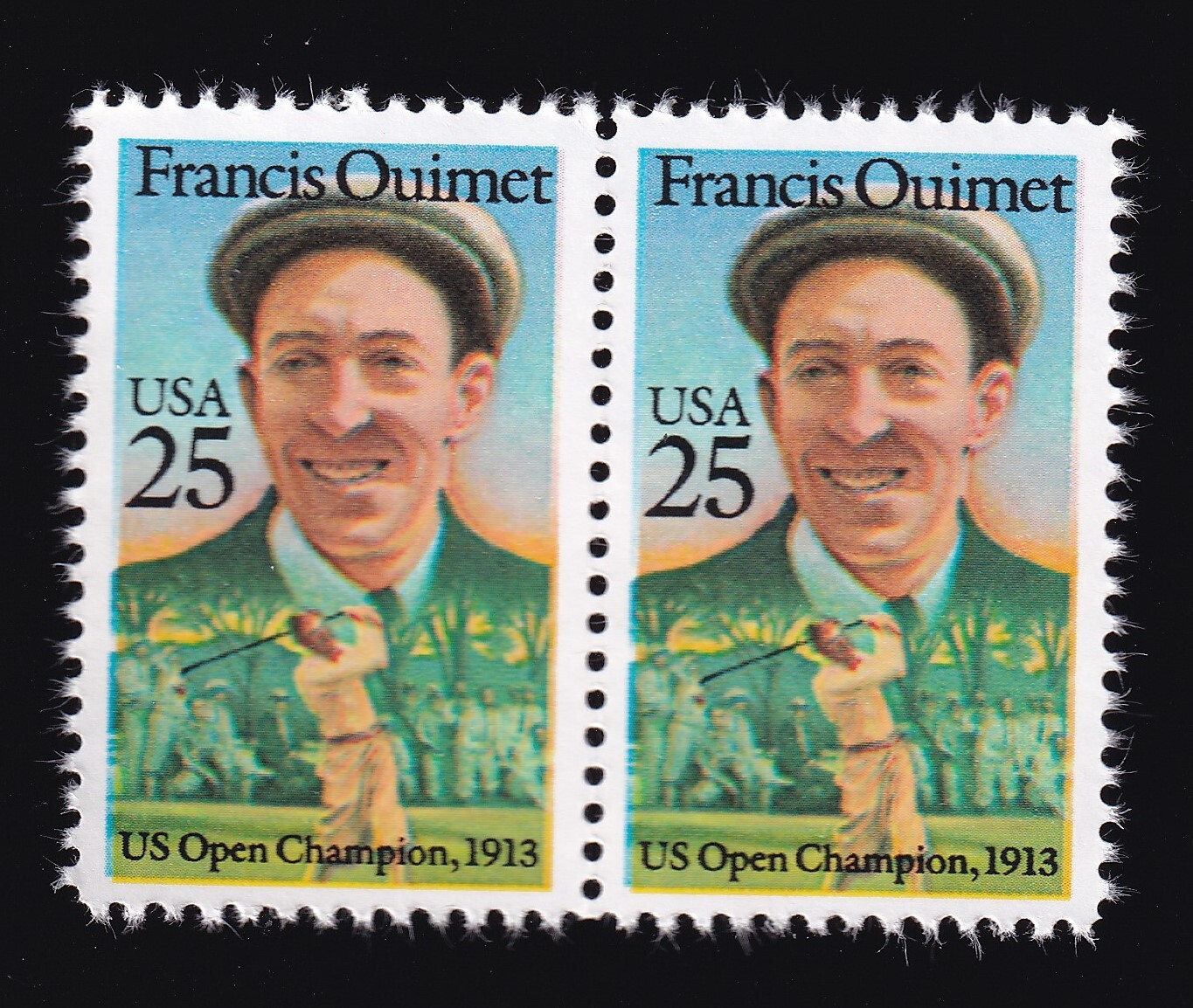 Scott #2377 Francis Ouimet Horizontal Pair of Stamps - MNH