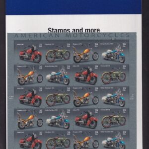 Scott #4088a (4085-88) American Motorcycles Sheet of 20 Stamps - Sealed Blue