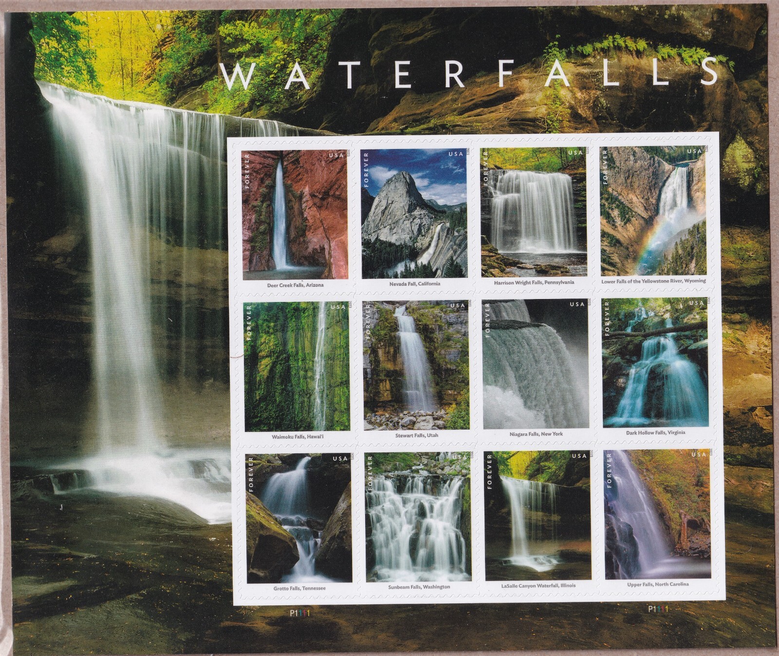 Scott #5800 Waterfalls (Niagra Falls) Sheet of 12 Forever Stamps - MNH