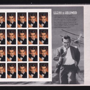 Scott #3692 Cary Grant (Legends of Hollywood) Sheet of 20 Stamps - Sealed White