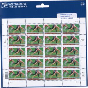 Scott #3397 Summer Sports (Marathon) Full Sheet of 20 Stamps - Sealed