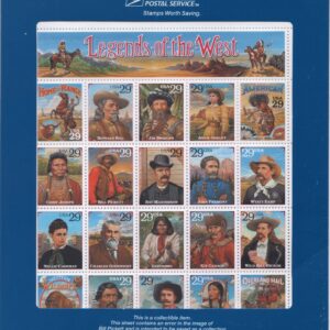 Scott #2870 29¢ Legends of the West (Recalled) Sheet of 20 Stamps - Sealed #1