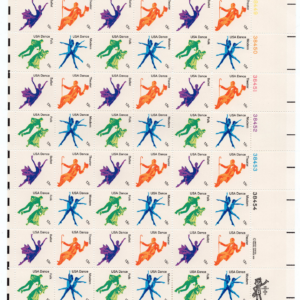 Scott #1752a (1749-1752) American Dance Full Sheet of 48 Stamps - MNH