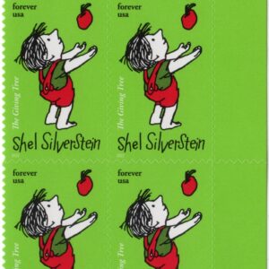 Scott #5683 Shel Silverstein (Giving Tree) Plate Block of 4 Stamps - MNH