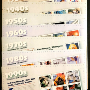 Scott #3182-3191 32¢ & 33¢ Celebrate the Century Complete Set of 10 Sheets - MNH